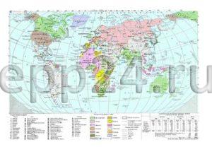 Карта Территориально-политический раздел мира 1871-1914 гг.