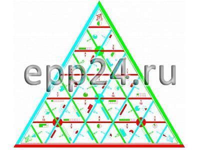 Математическая пирамида Дроби демонстрационная